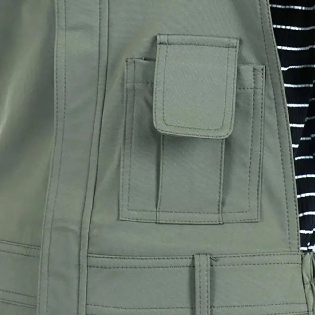 Men's denim bib work overall