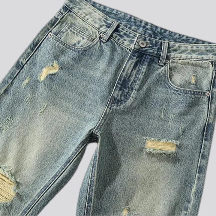 Stylish loose fit bootcut jeans for men