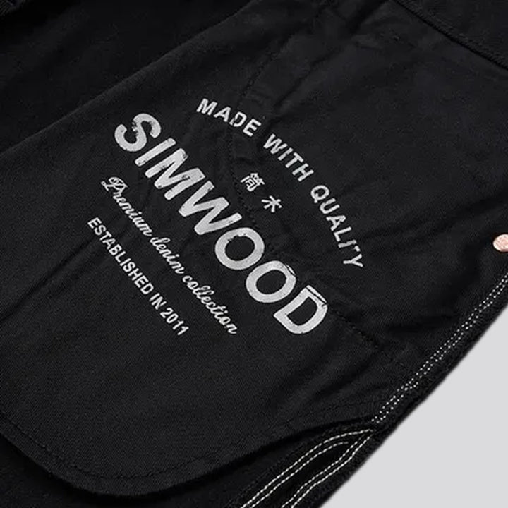 Mid rise casual midweight men's jeans