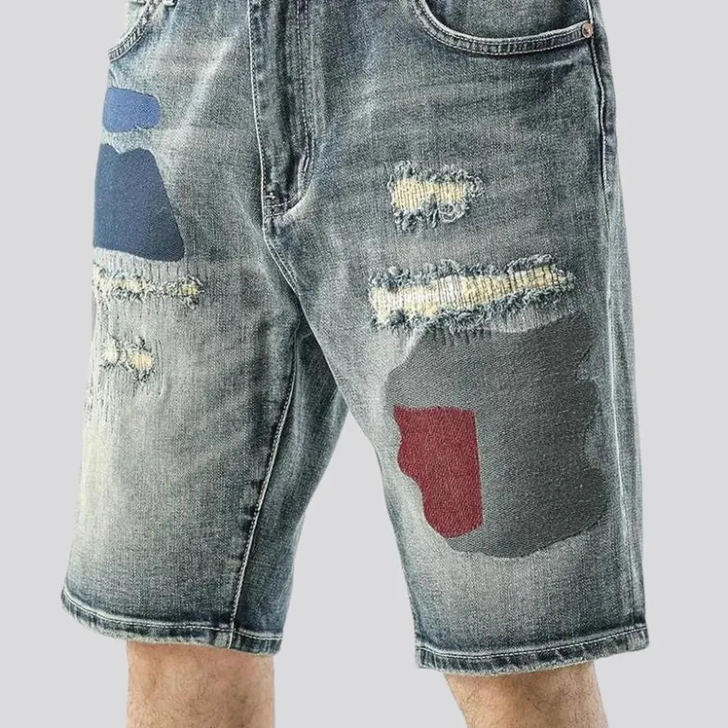 Y2k vintage men's jeans shorts